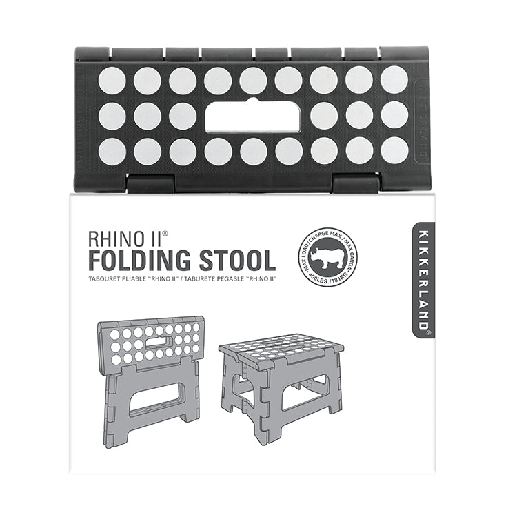 Rhino II Step Stool + Black