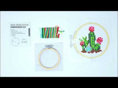 Mini Cross Stitch Kit - Cactus- GG232