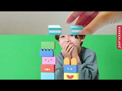 KID09-F - Kidoki Stack & Mix Wooden Building Blocks