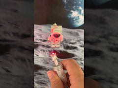 KRL28-CDU - Space Gun Keychain