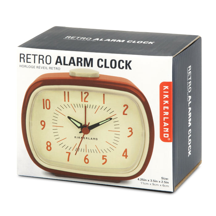 Retro Alarm Clock + Red