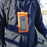 Orange Waterproof Phone Sleeve
