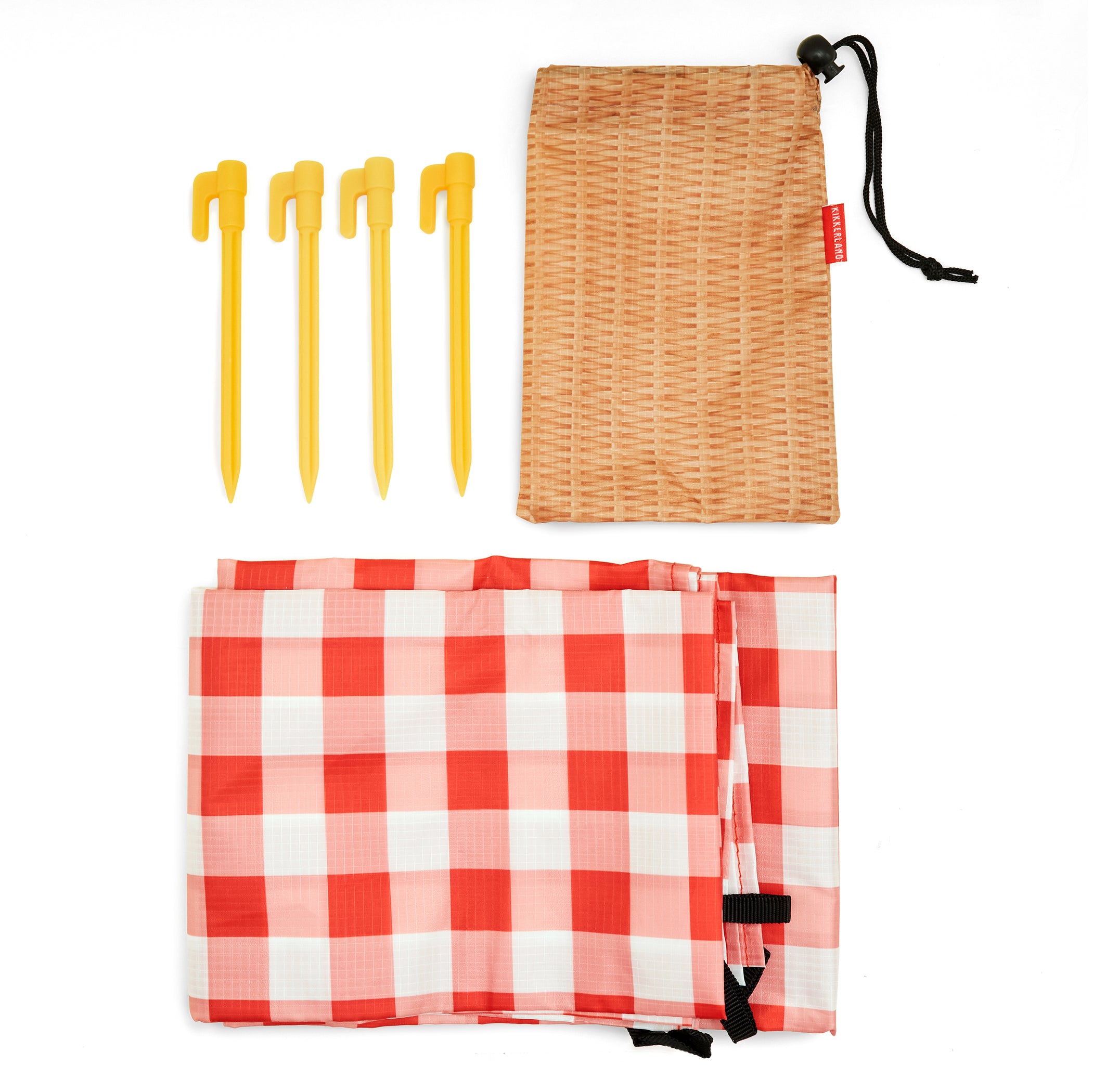 Gingham Picnic Blanket — Kikkerland B.V