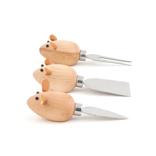 Cheese Knives Mice Set Of 3