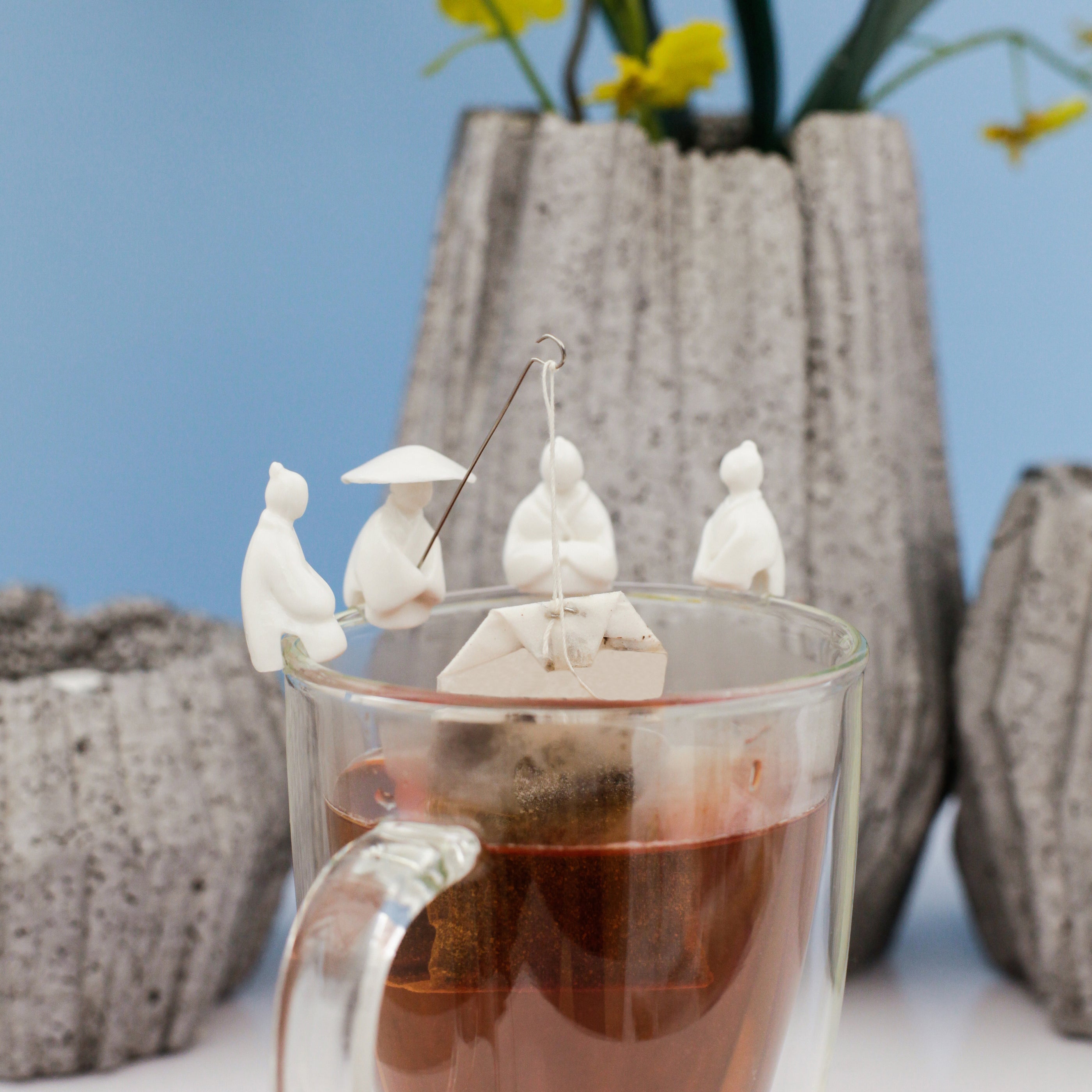 Tea Holder Fisherman Set Of 4 — Kikkerland B.V