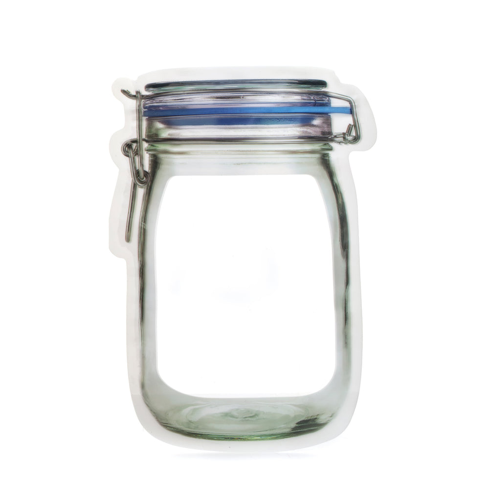 Zip Mason Jar Large Bag
