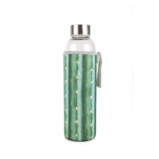 Cactus Glass Bottle + Sleeve