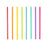 8 Inch Bright Color Reusable Straw
