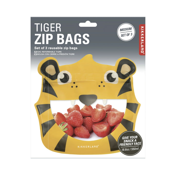 Tiger Zipper Bag S/3