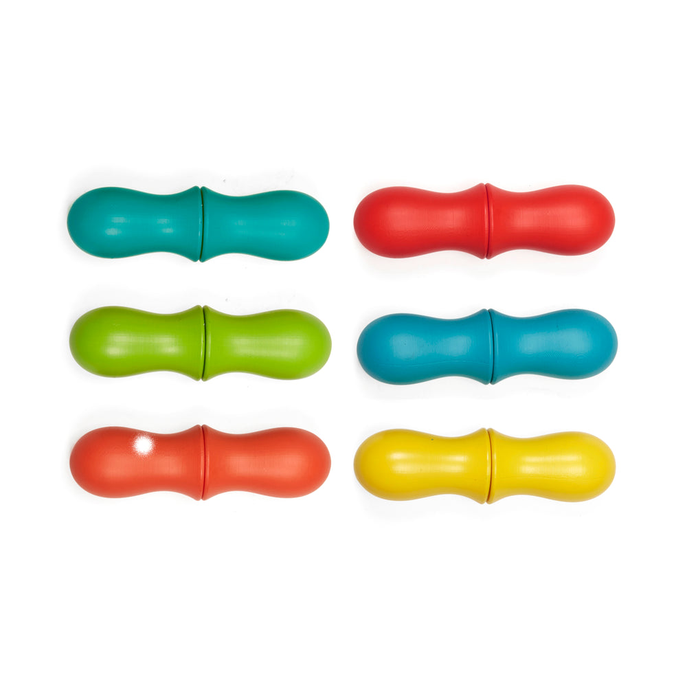 RAINBOW CORN HOLDERS S/6