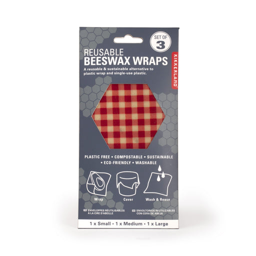 Reusable Beeswax Wraps Gingham