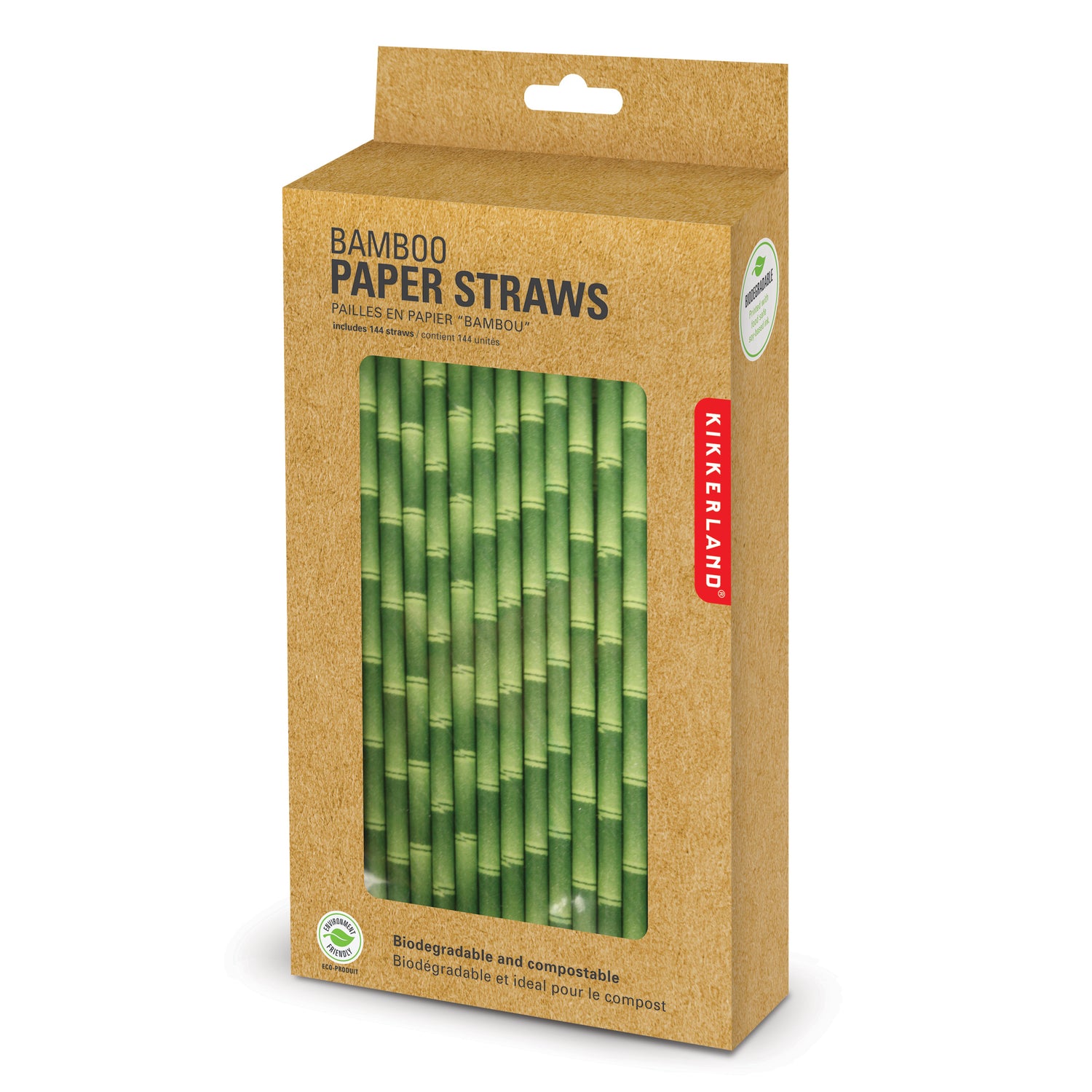 Paper Straws + Bamboo 144 Per Box