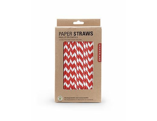 Paper Straws + Red