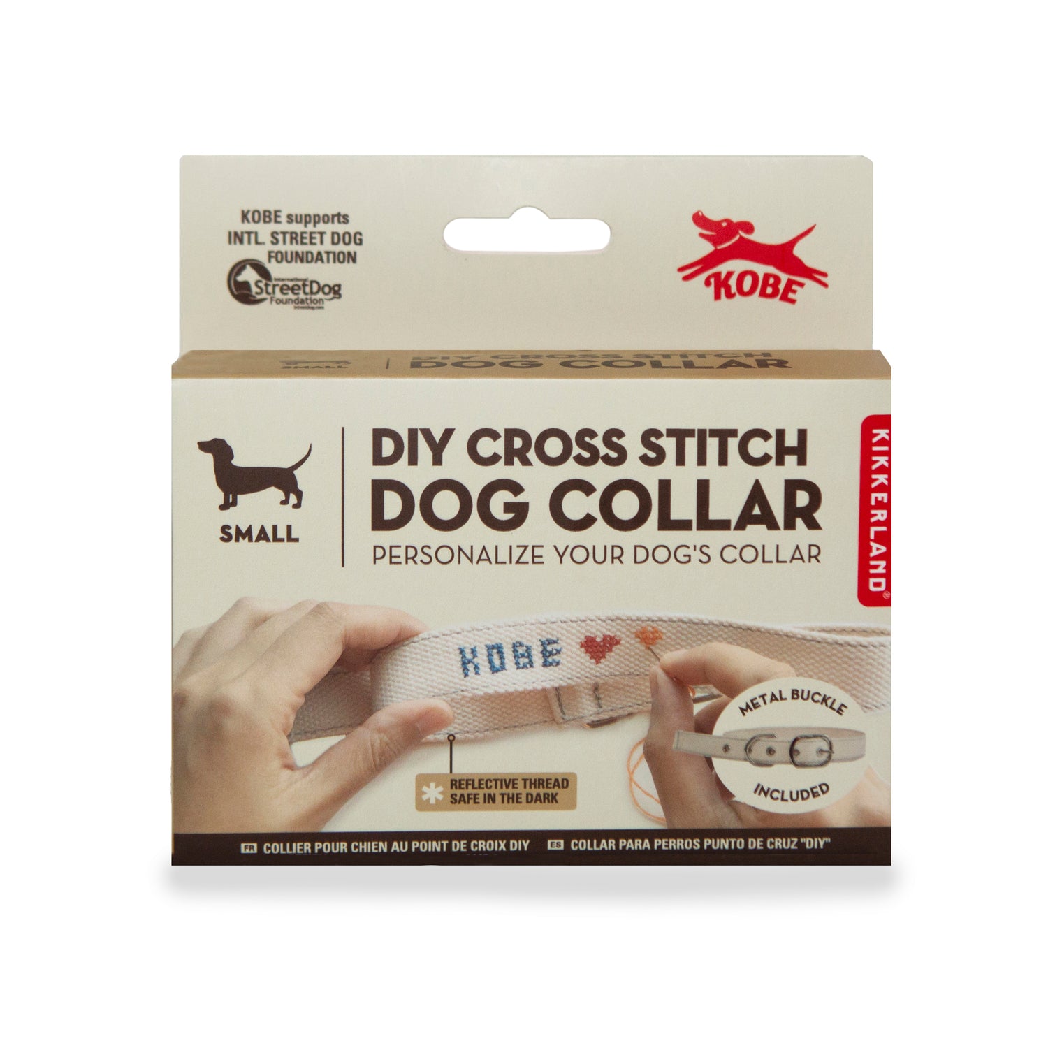 DIY Cross Stitch Dog Collar - S