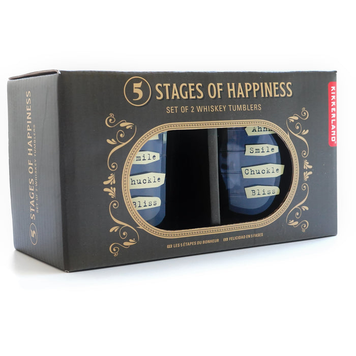 Five Stages To Happiness Glasses