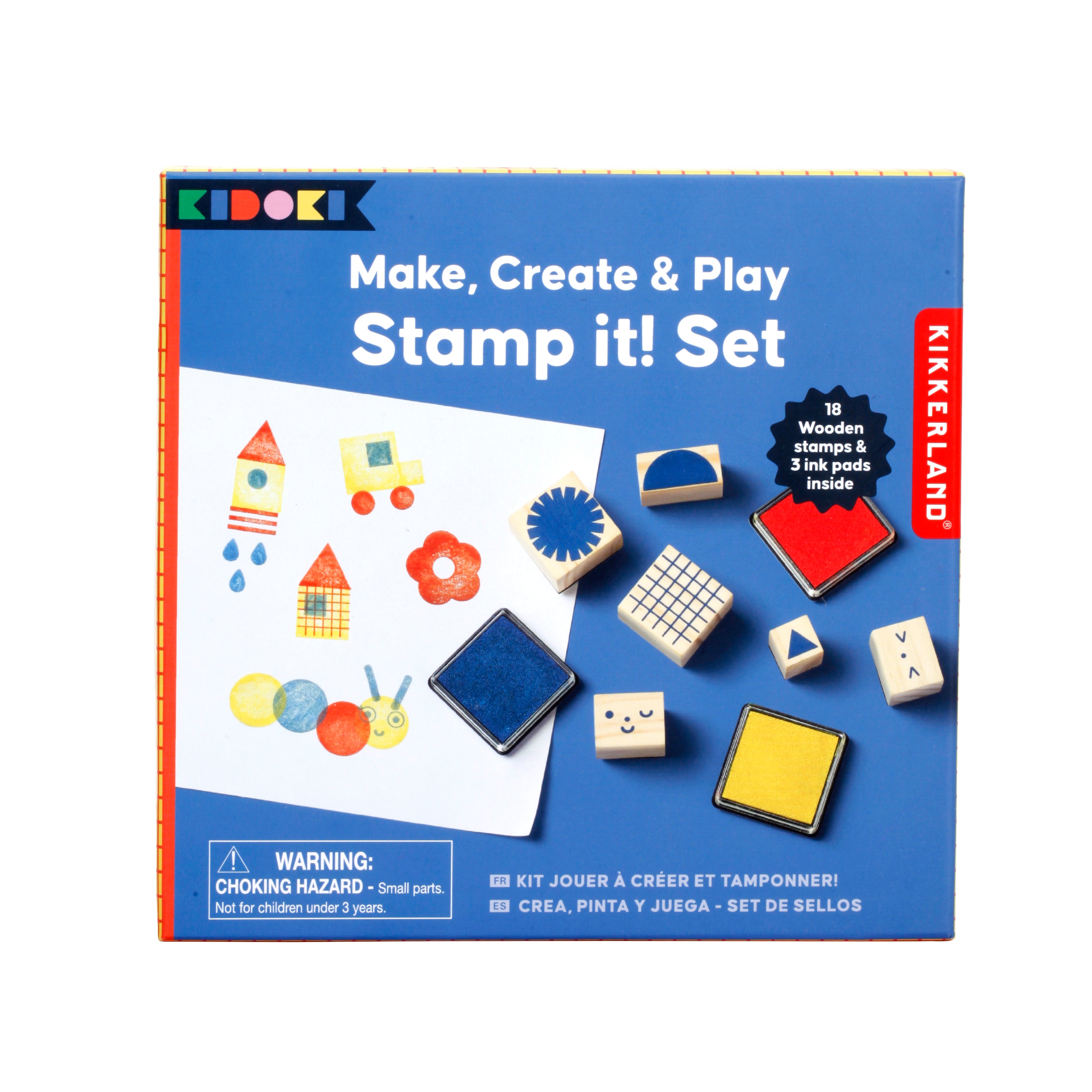 Make Create Play Stamp It Set Kikkerland B.V