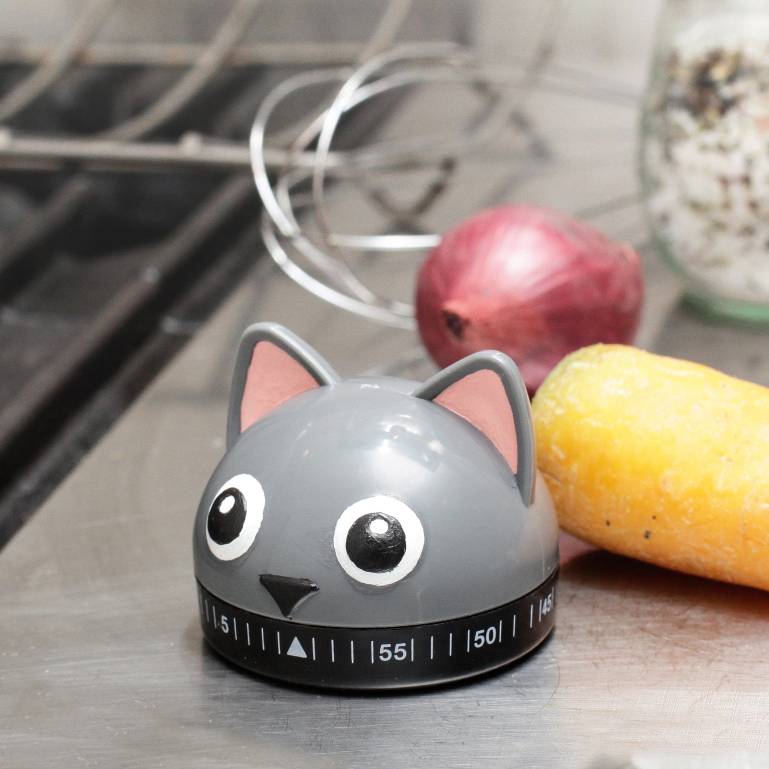 Kitchen Timer Cat Kikkerland B.V