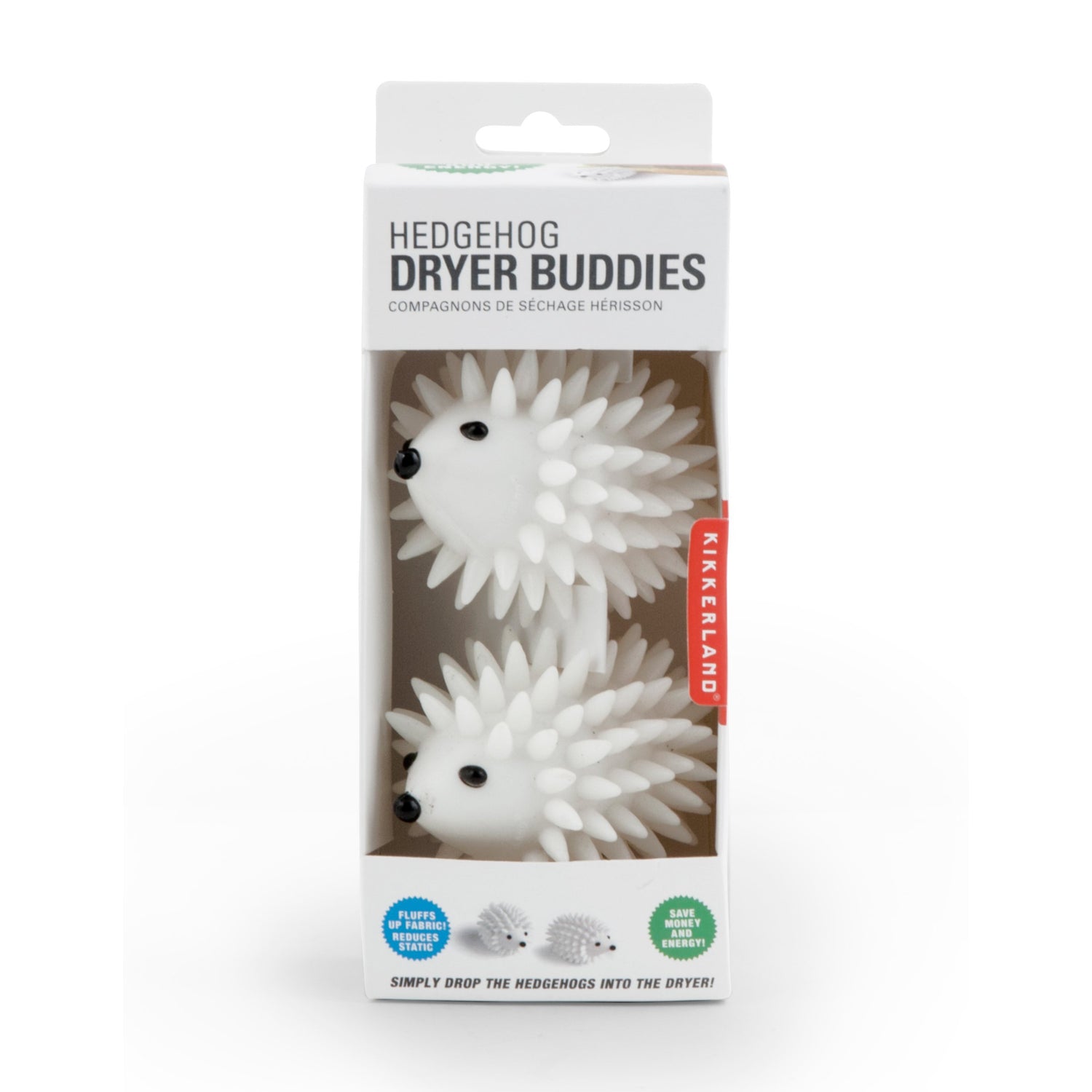 Hedgehog Dryer Buddies - Lowers drying time and saves energy - Set of 2