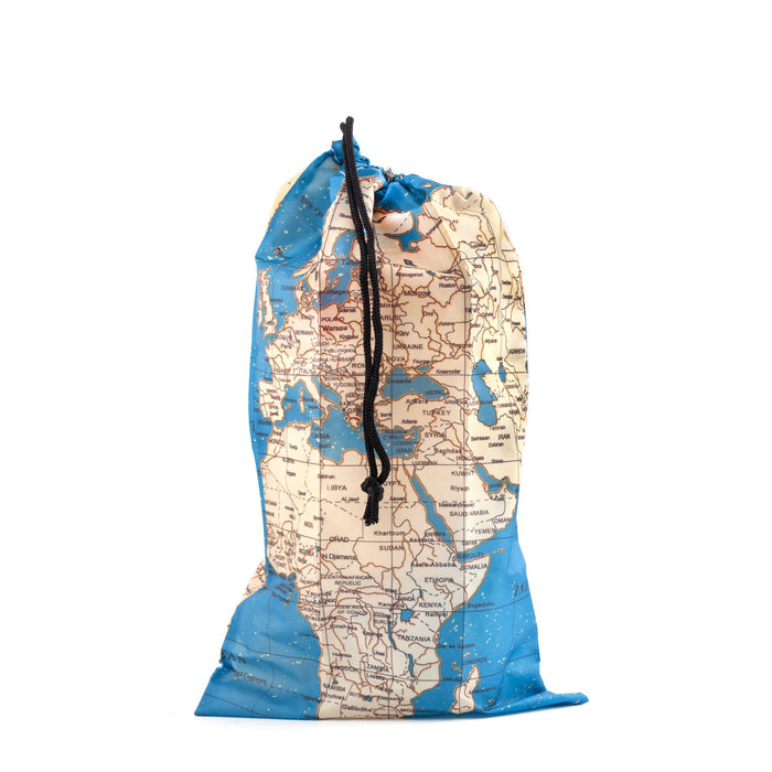 Travel Map Laundry Bags