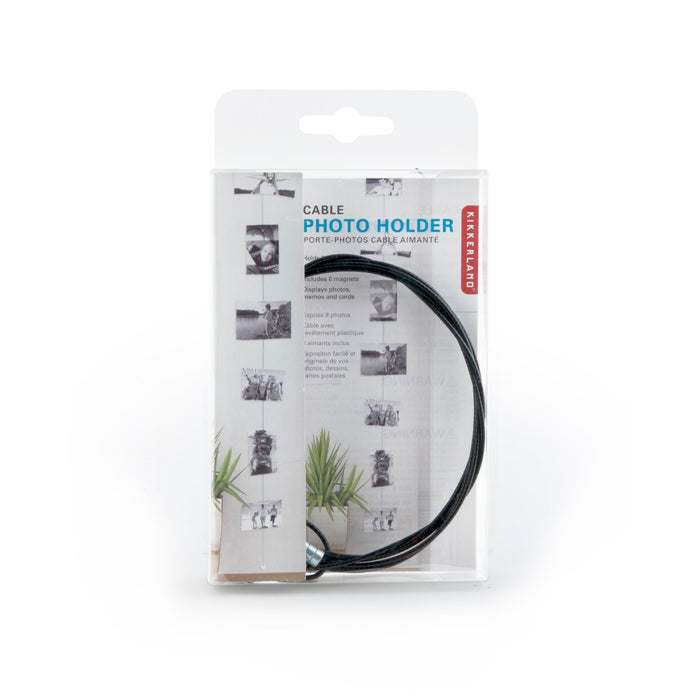 Photo + Card Holder Black