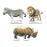 African Mammals Bookmark