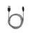 iPhone Lightning Black Cotton Braided Charging Cable