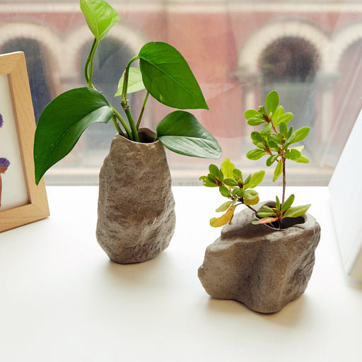 Tall Rock Vase